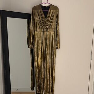 Gold Metallic One Piece Jumper